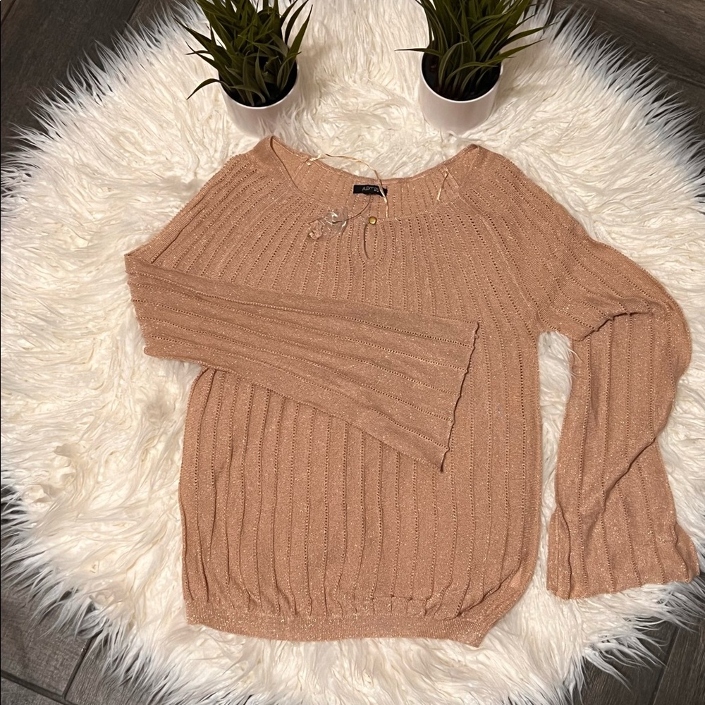 Apt.9 size small Rose Gold Blouse